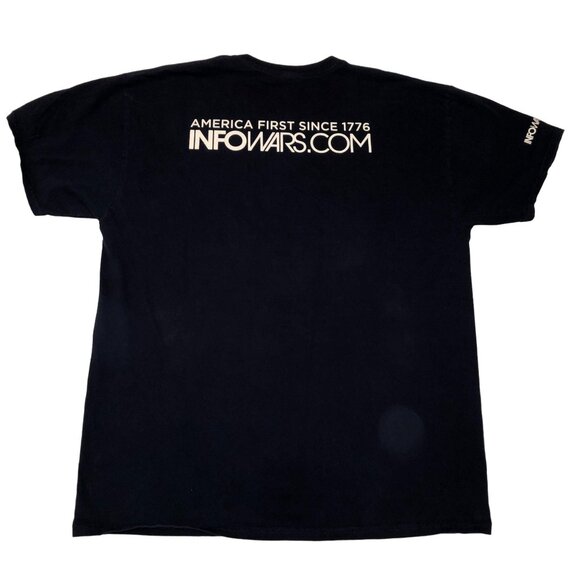 TRUMP PENCE 2020 T SHIRT SZ XL BLUE KEEPING AMERICA GREAT FRUIT OF THE LOOM MENS - Picture 3 of 3